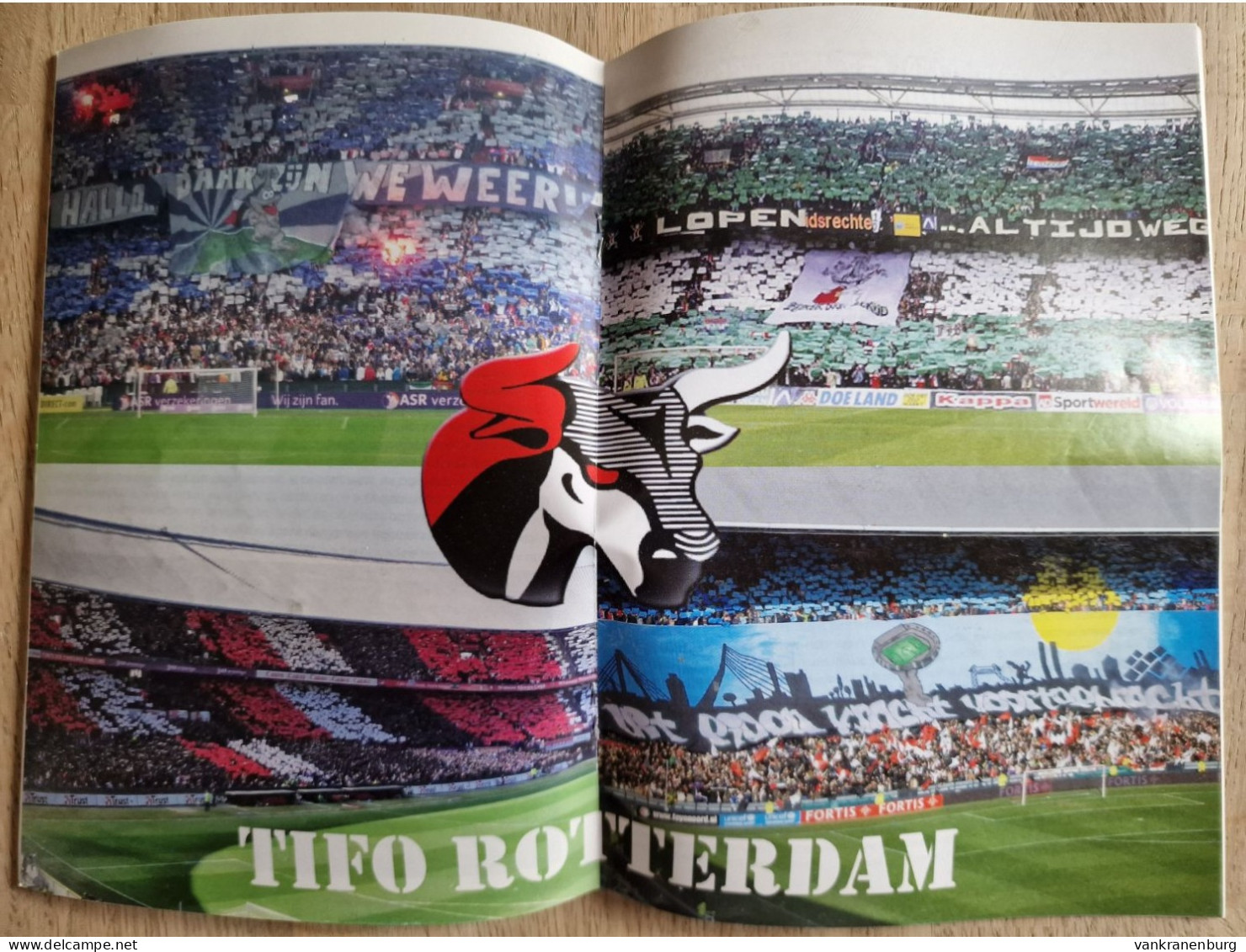 Programme Feyenoord - AZ Alkmaar - 10.2.2013 - Eredivisie - Holland - Programm - Football - Poster TIFO Lunatic - Livres