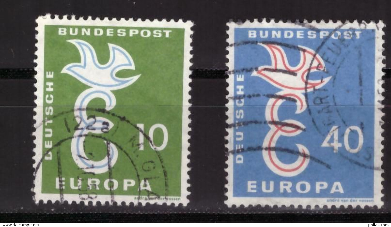 BRD - Germany  - Used - Gestempelt - Mi 295-6 (AFZ-0158) - Gebraucht