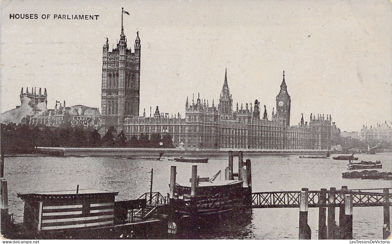 ENGLAND - LONDON - Houses Of Parliament - Carte Postale Ancienne - Houses Of Parliament