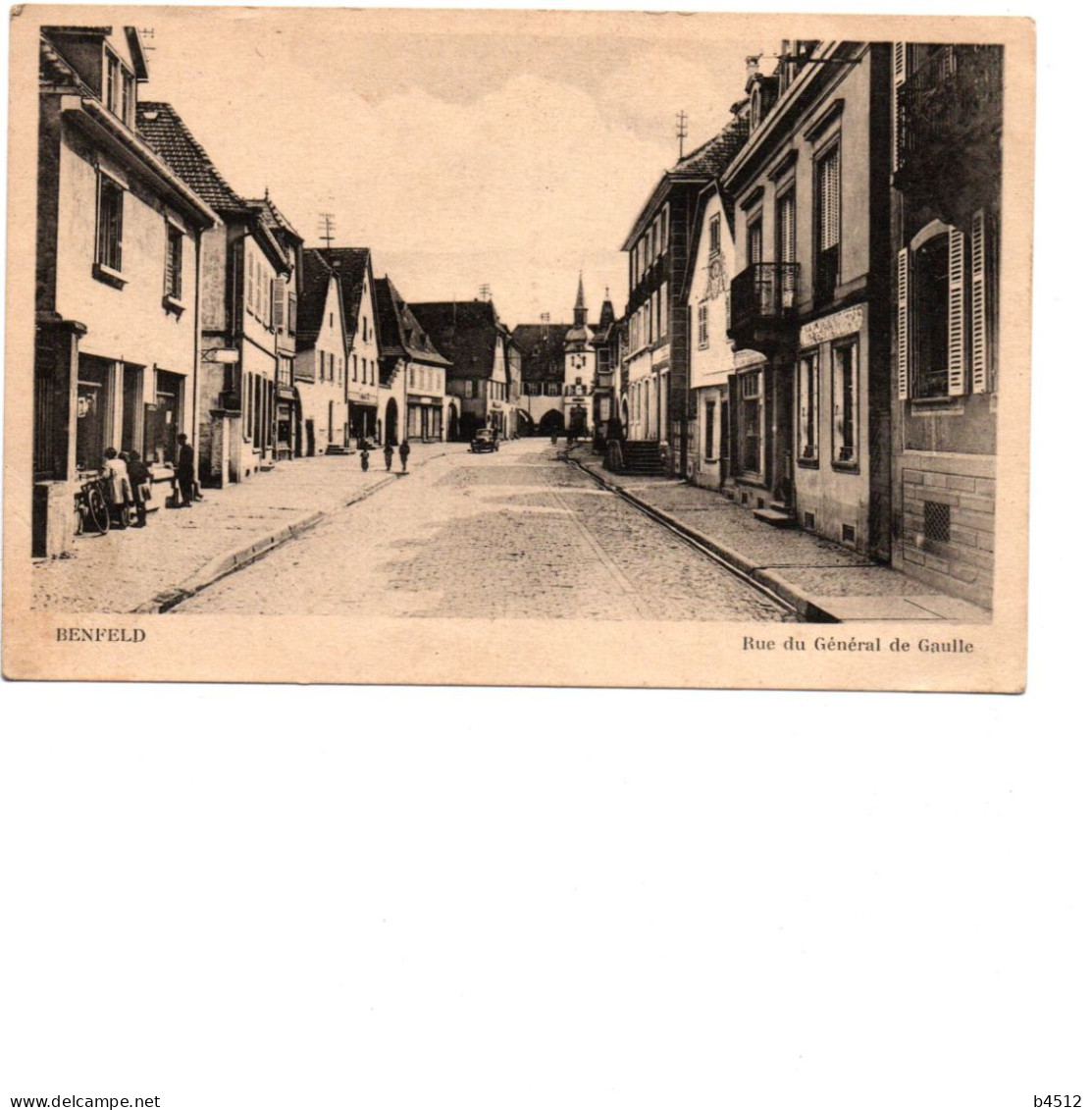 67 BENFELD Rue Du Général De Gaulle , Façade Commerce 1940, édition Goetzmann - Benfeld