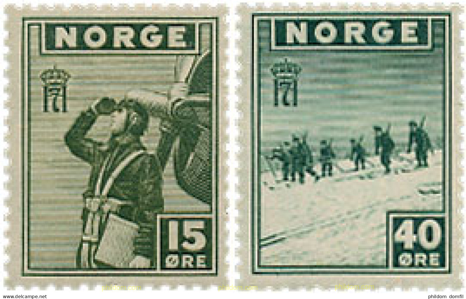 629742 HINGED NORUEGA 1943 MOTIVOS VARIOS - Storia Postale