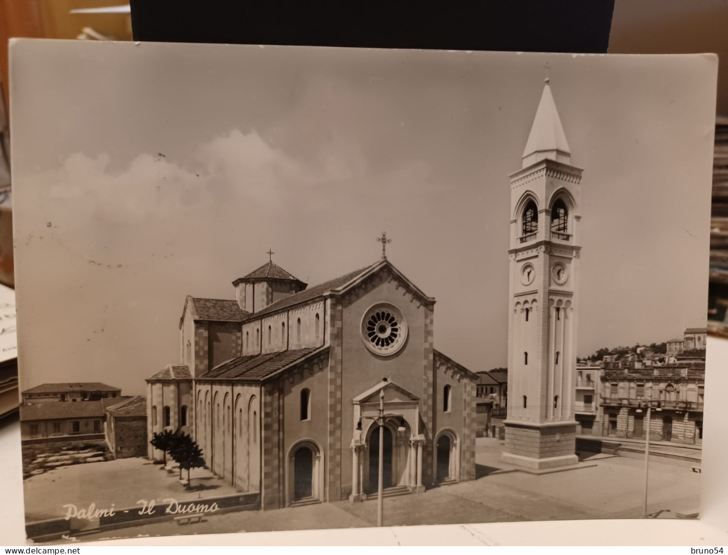 Cartolina Palmi  Prov Reggio Calabria Il Duomo 1958 - Reggio Calabria