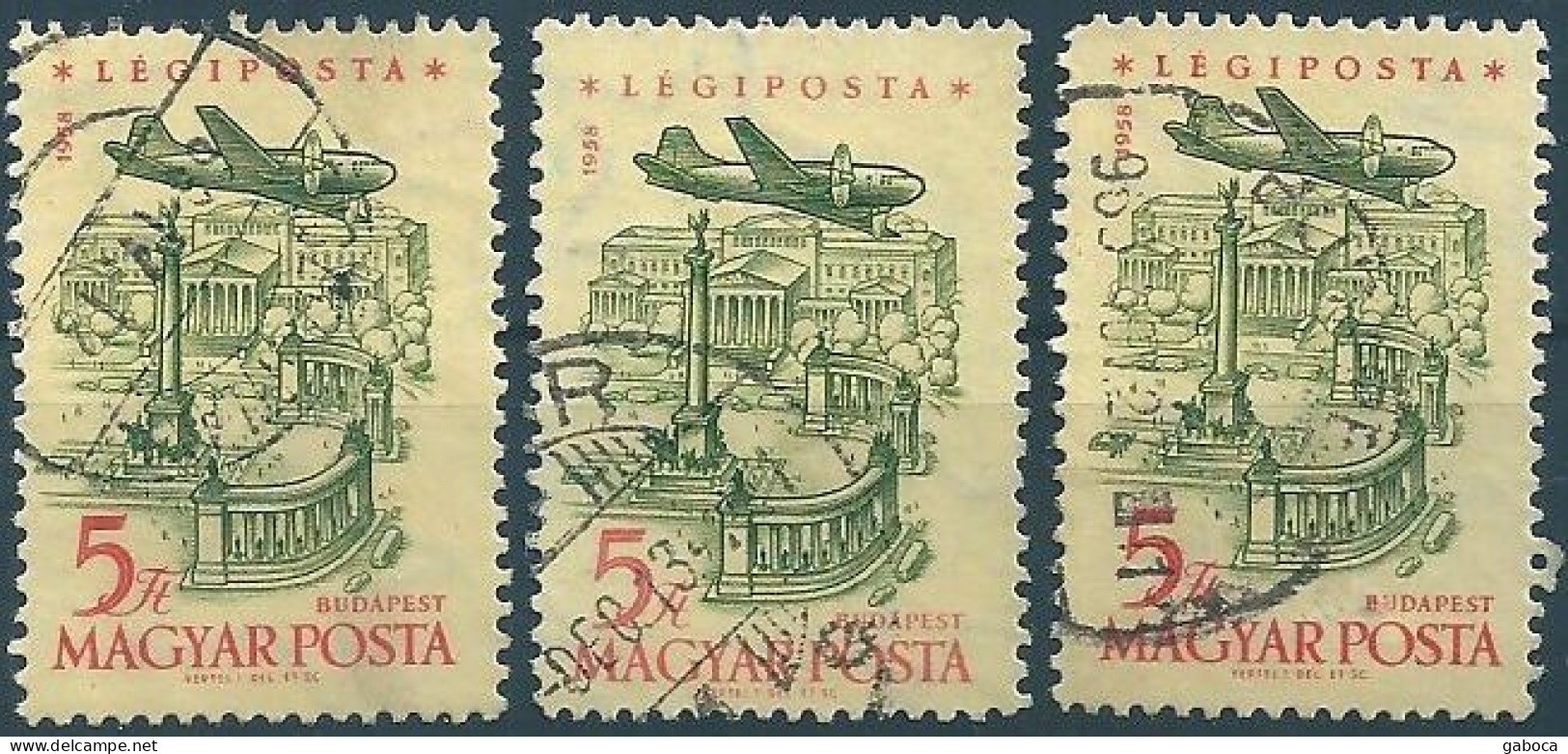 C4574 Hungary Flight Cityview Monument Horse Angel Museum Used ERROR - Errors, Freaks & Oddities (EFO)