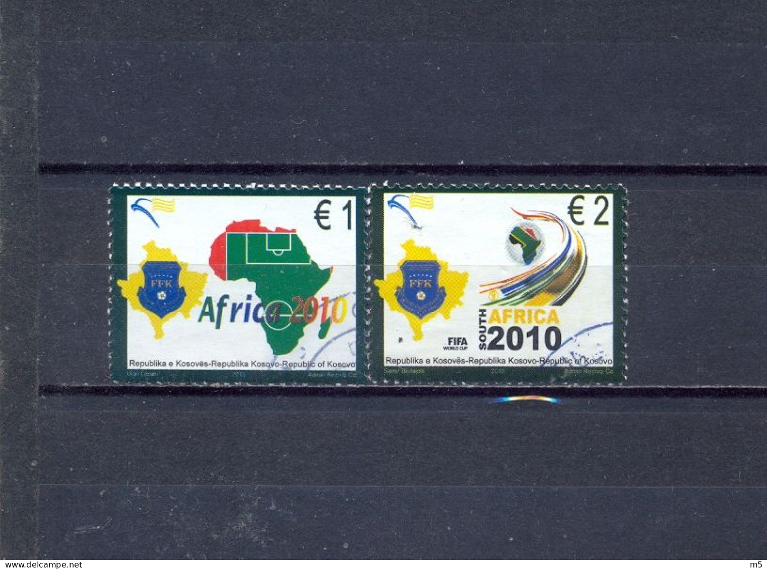 KOSOVO - SOCCER CHAMP IN SOUTH AFRICA - MI.No.158/9 - CV = 7 € - 2010 – Sud Africa