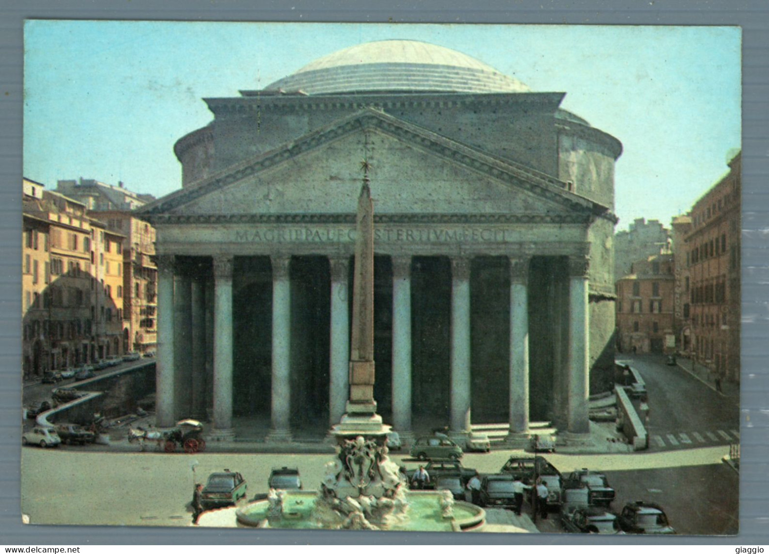 °°° Cartolina - Roma N. 1773 Il Pantheon Viaggiata °°° - Panteón