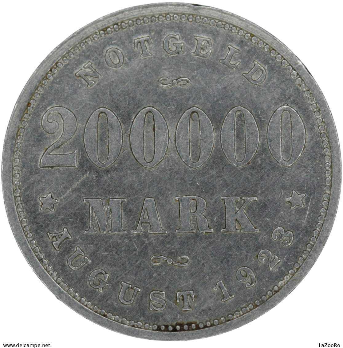 LaZooRo: Germany HAMBURG 200000 Mark 1923 XF / UNC - Monétaires/De Nécessité