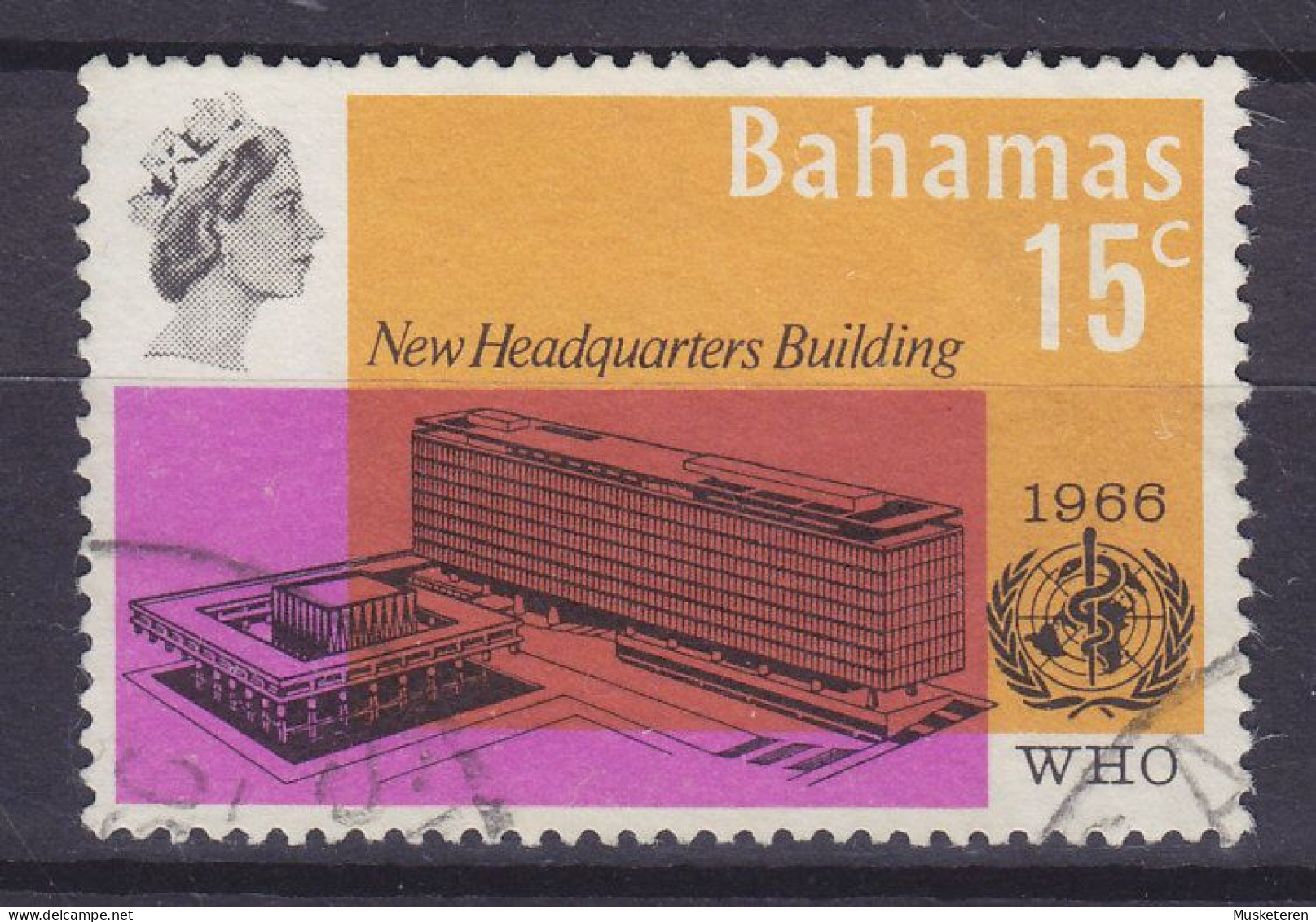 Bahamas 1966 Mi. 253, Weltgesundheitsorganisation WHO, (o) - 1963-1973 Ministerial Government