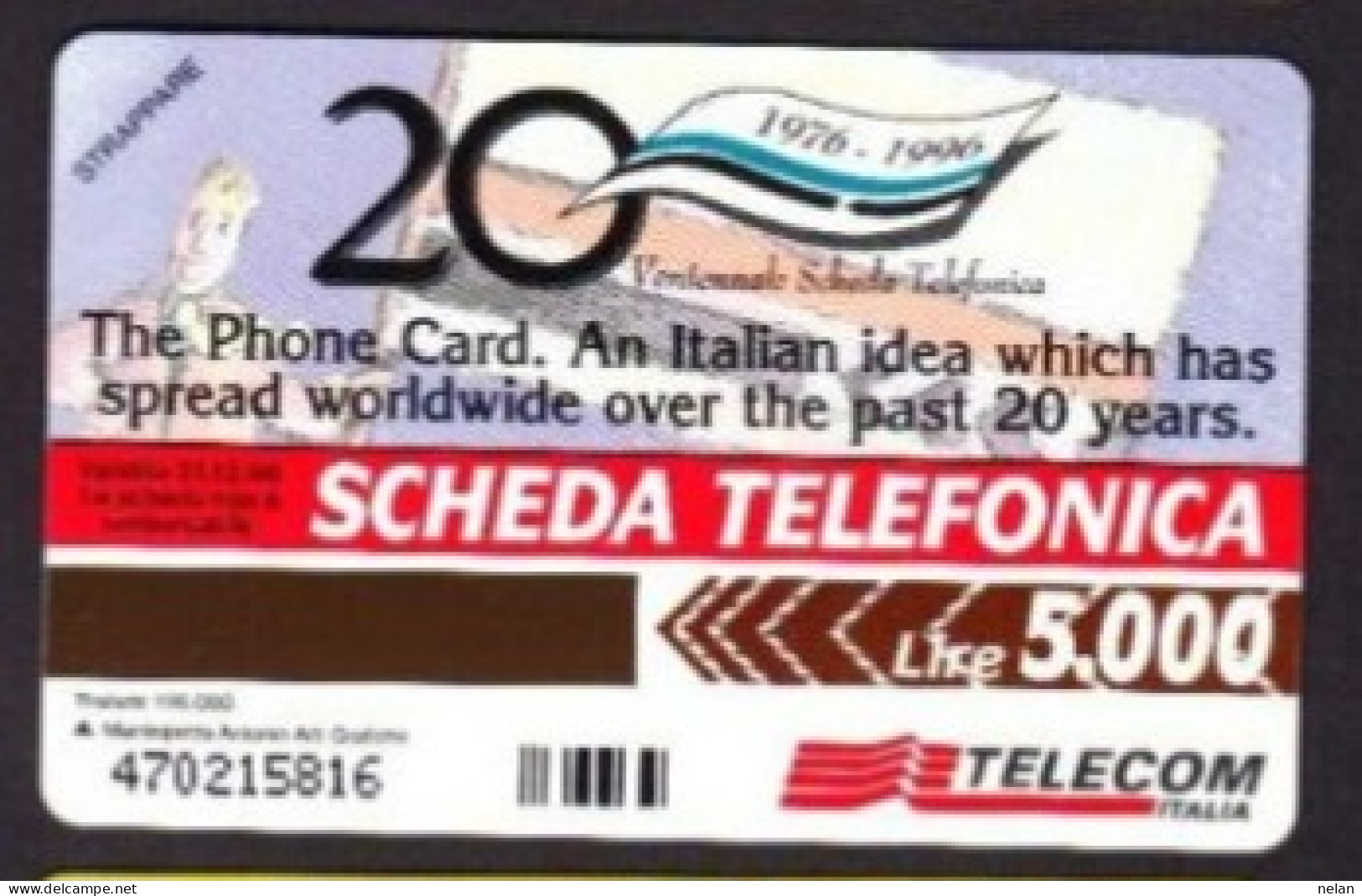 SCHEDA TELEFONICA  - ITALIA - TELECOM - NUOVA - UN IDEA ITALIANA - Öff. Sonderausgaben