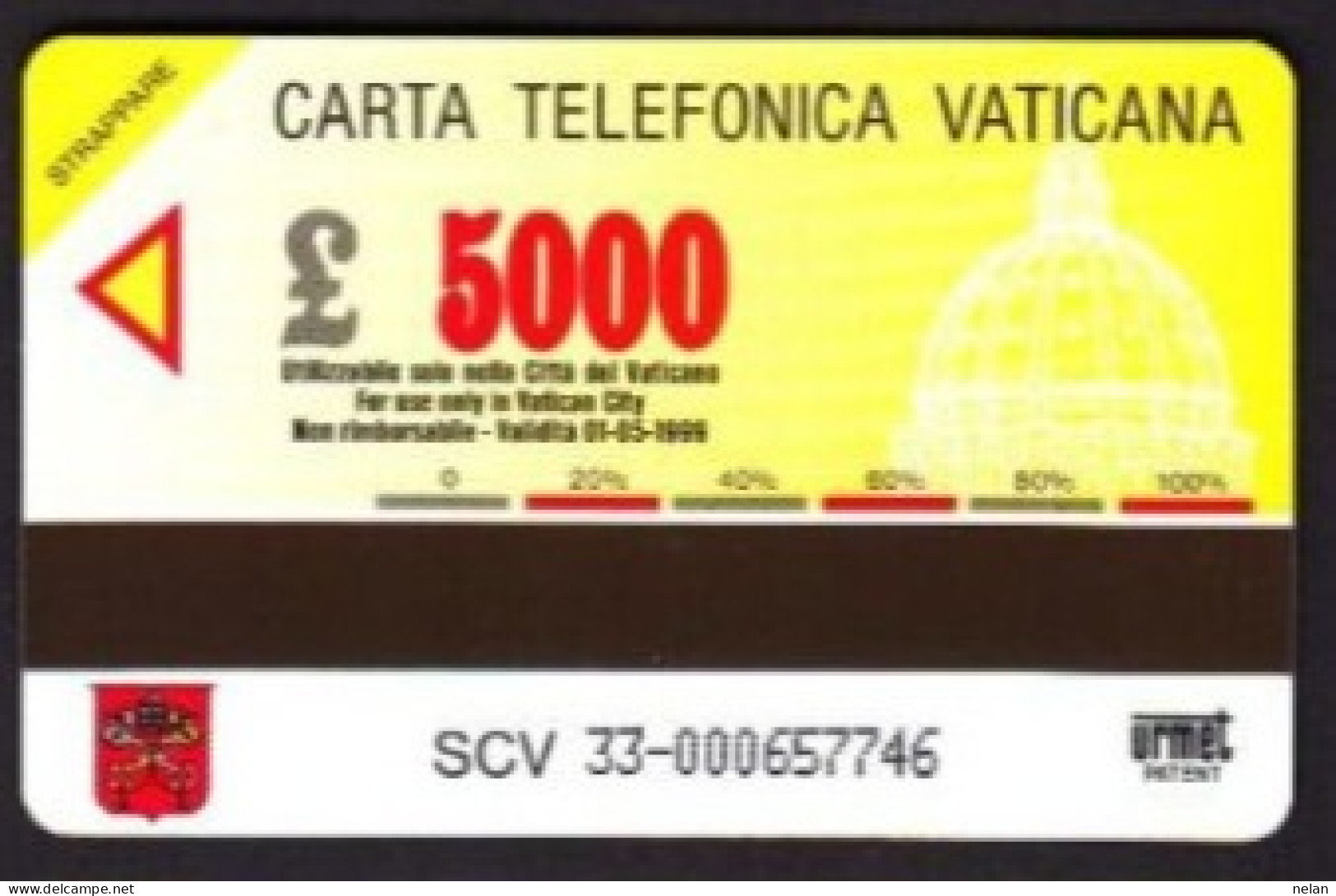 SCHEDA TELEFONICA  - ITALIA - VATICANO - URMET - NUOVA - MUSEI VATICANI - TIGRE RUGGENTE - Vaticano