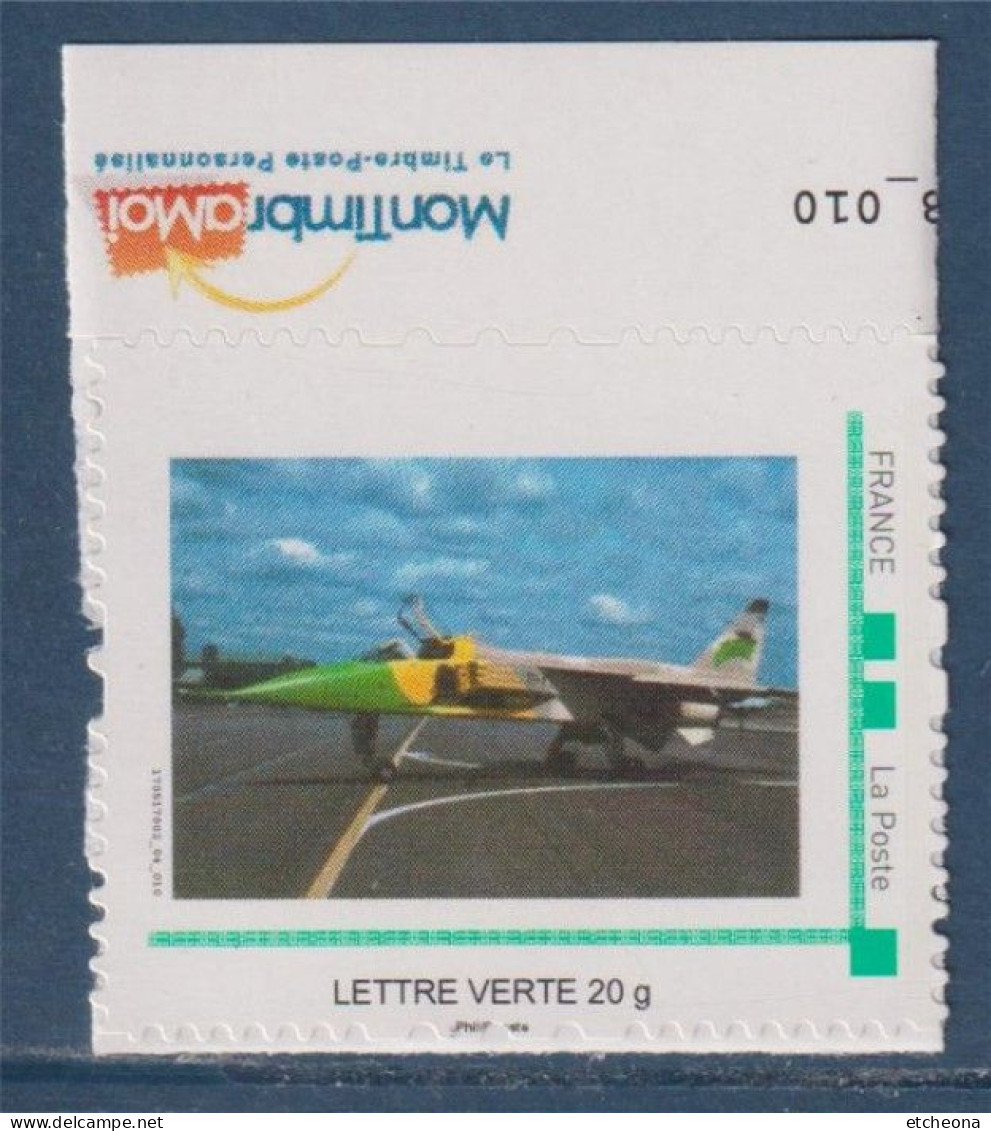 Avion Jaguar EC 4-11 Basé à Mérignac (33) Neuf émis Lors Des 40 Ans De La BA 106 Les 13/14 Mai 2017 Logo MonTimbraMoi - Unused Stamps