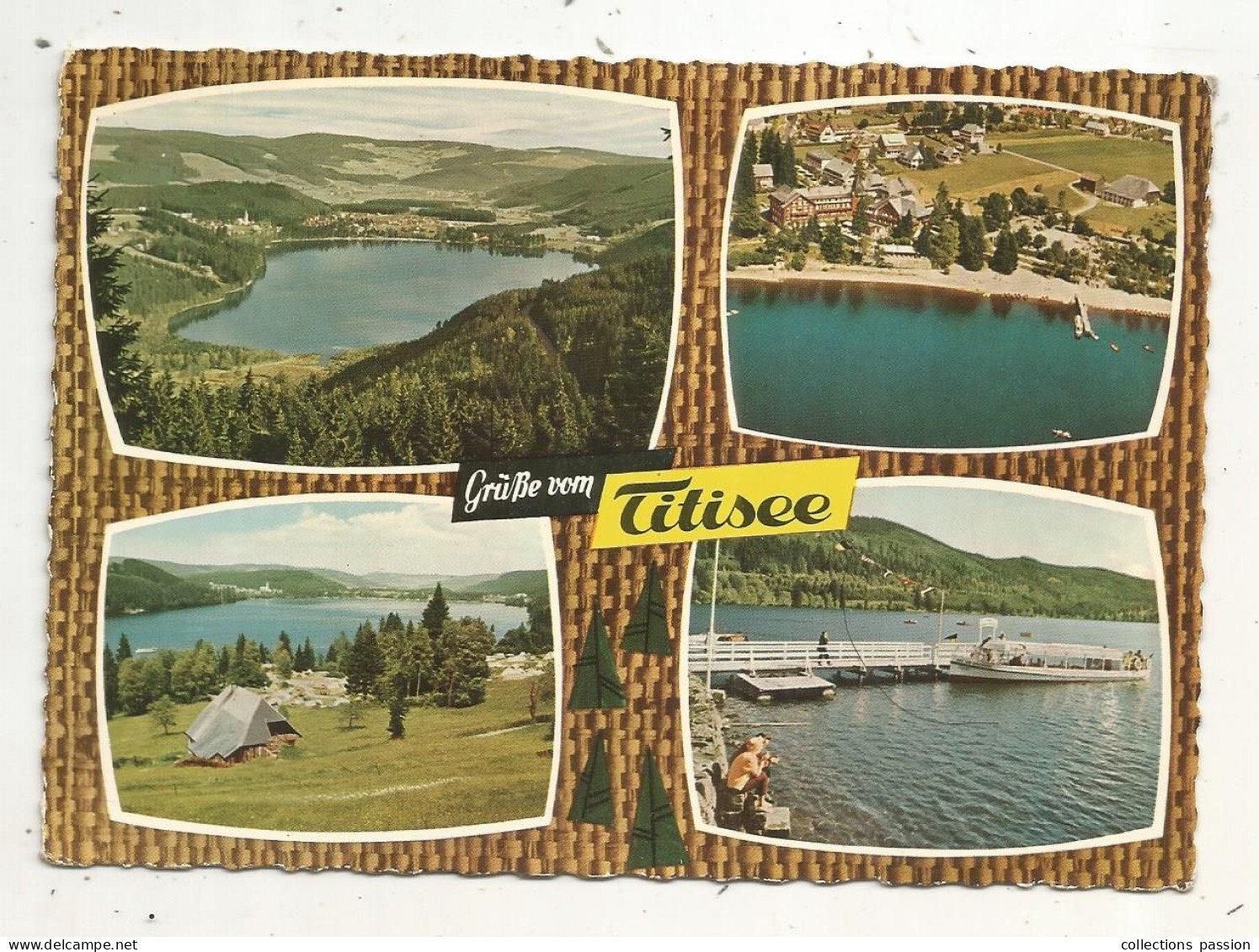 Cp, Allemagne, Grüsse Vom TITISEE, Multivues, Vierge - Titisee-Neustadt