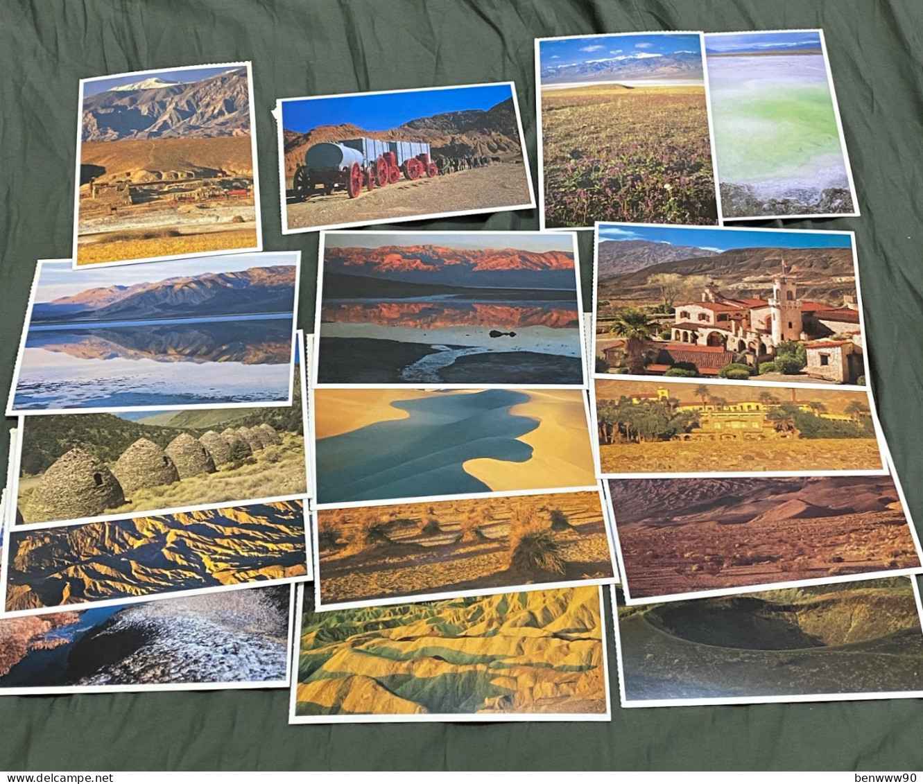 Lot Of 16 Death Valley National Park, Castle, Mountain, Pool, USA Postcard - Death Valley