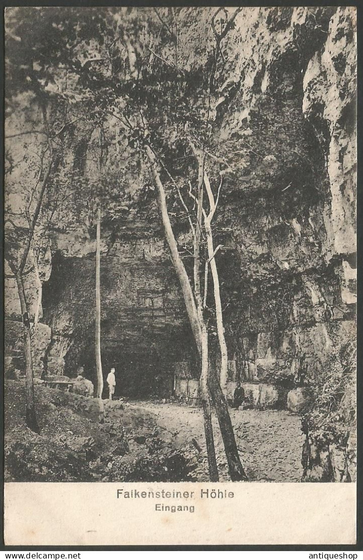 Germany-----Falkensteiner Höhle-----old Postcard - Bad Urach