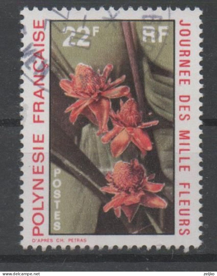 French Polynesia, Polynesie France, 1971, Michel 135, Flora, Flower - Usati