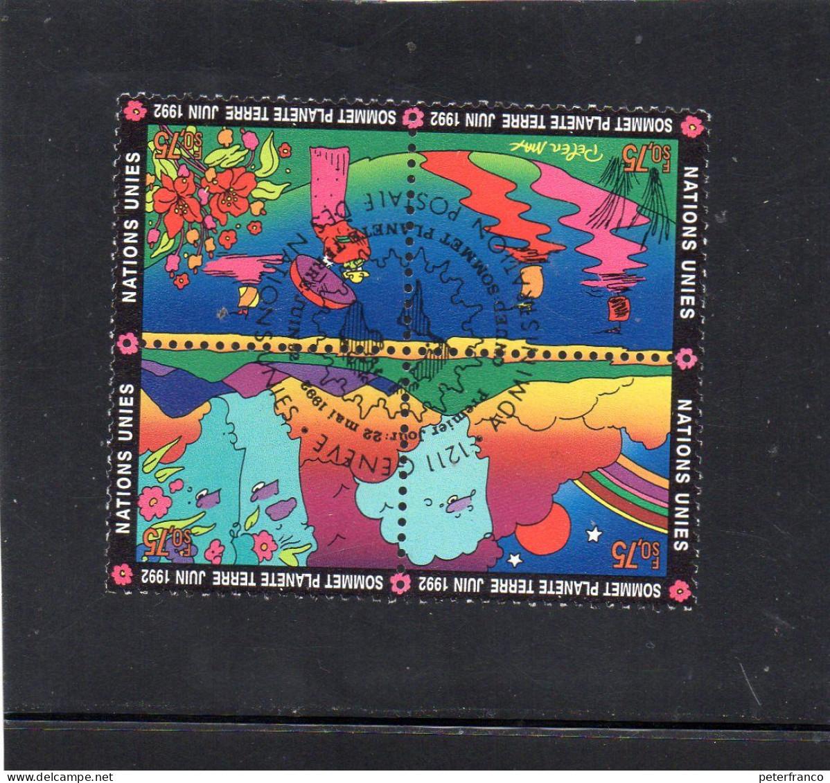 1992 ONU Ginevra - Vertice Pianeta Terra - Used Stamps