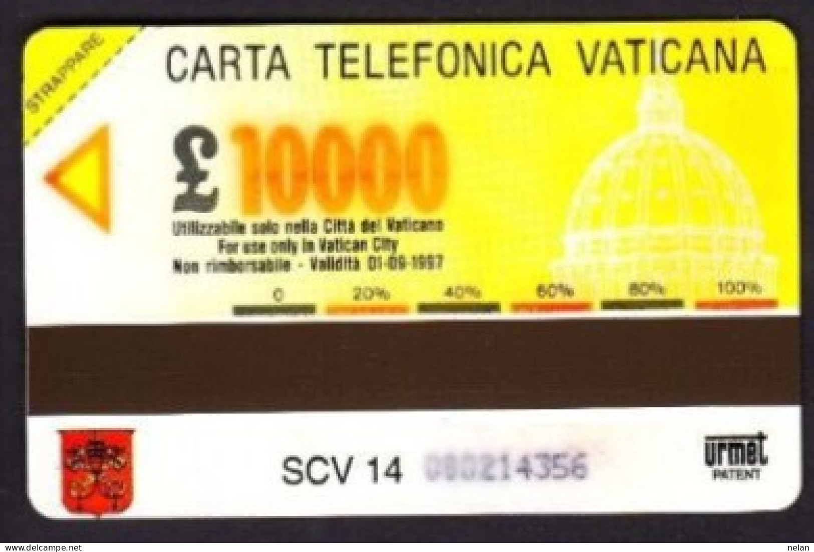 SCHEDA TELEFONICA  - ITALIA - VATICANO - URMET - NUOVA - MICROFONO MARCONI - CENTENARIO DELLA RADIO - Vatican