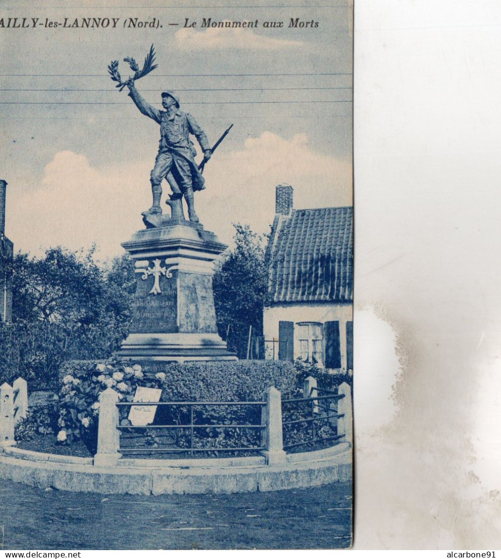 SAILLY LES LANNOY - Le Monument Aux Morts - Berlaimont