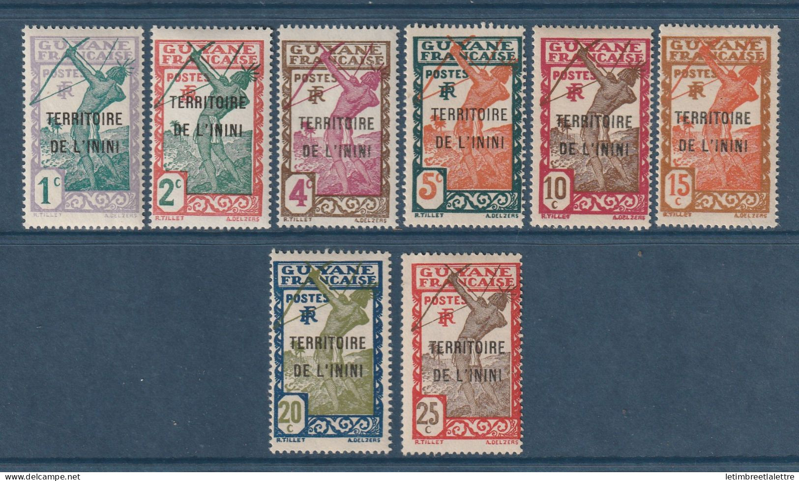 Inini - YT N° 1 à 8 ** - Neuf Sans Charnière - 1932 - Unused Stamps