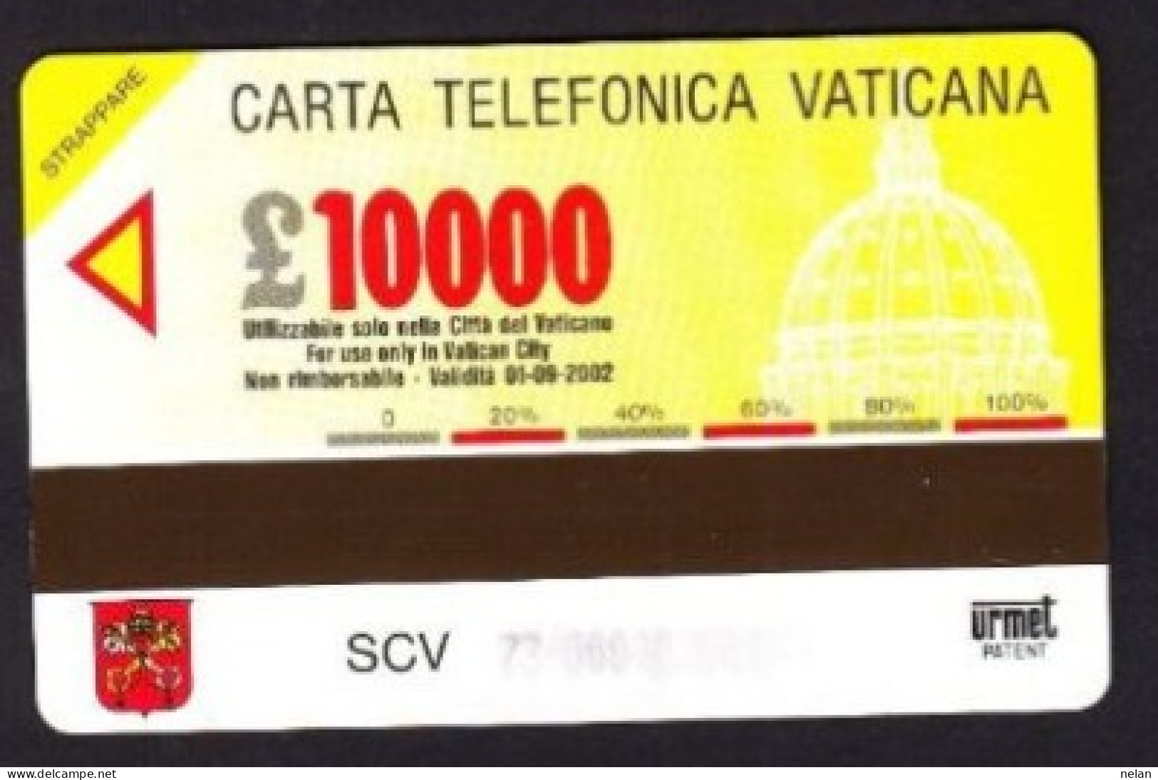 SCHEDA TELEFONICA  - ITALIA - VATICANO - URMET - NUOVA - GIUBILEO 2000 - RAFFAELLO - Vaticano