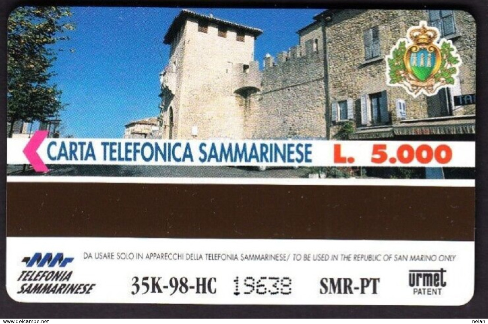 SCHEDA TELEFONICA - SAN MARINO - URMET - NUOVA - VERGINE - San Marino