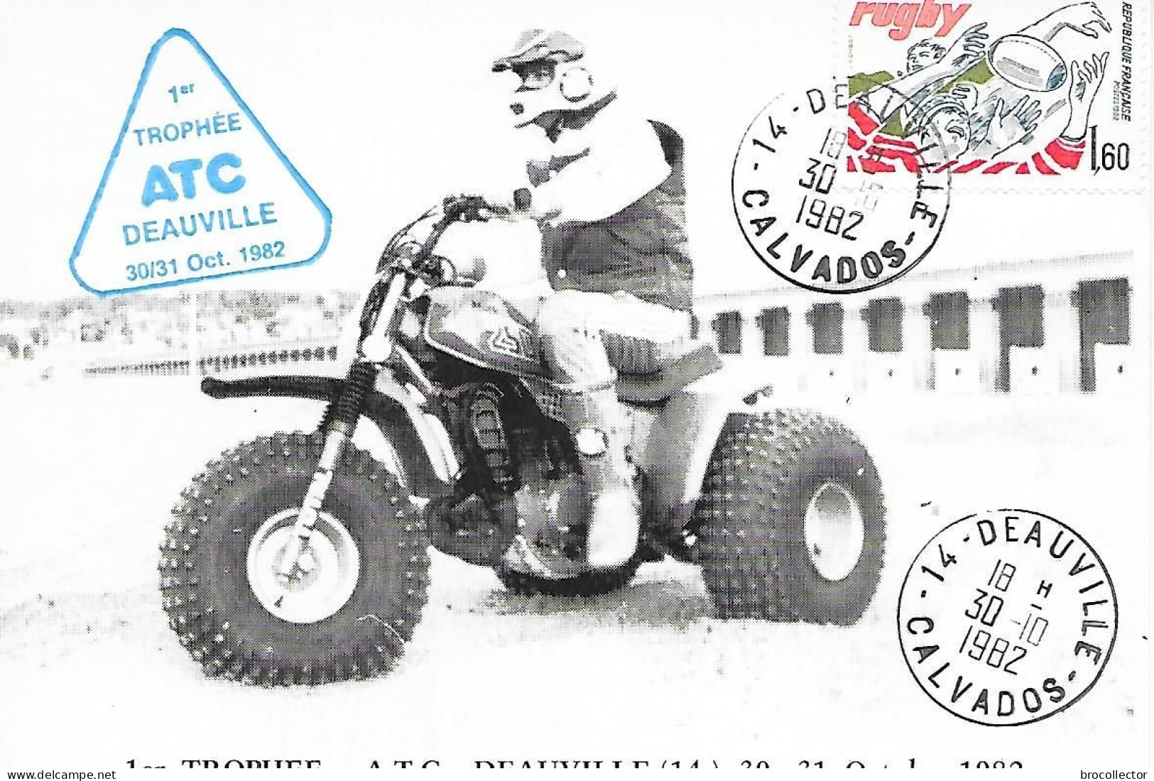 DEAUVILLE ( 14 ) - 1er Trophée A.T.C. , 30et 31 Octobre 1982 - Motorcycle Sport