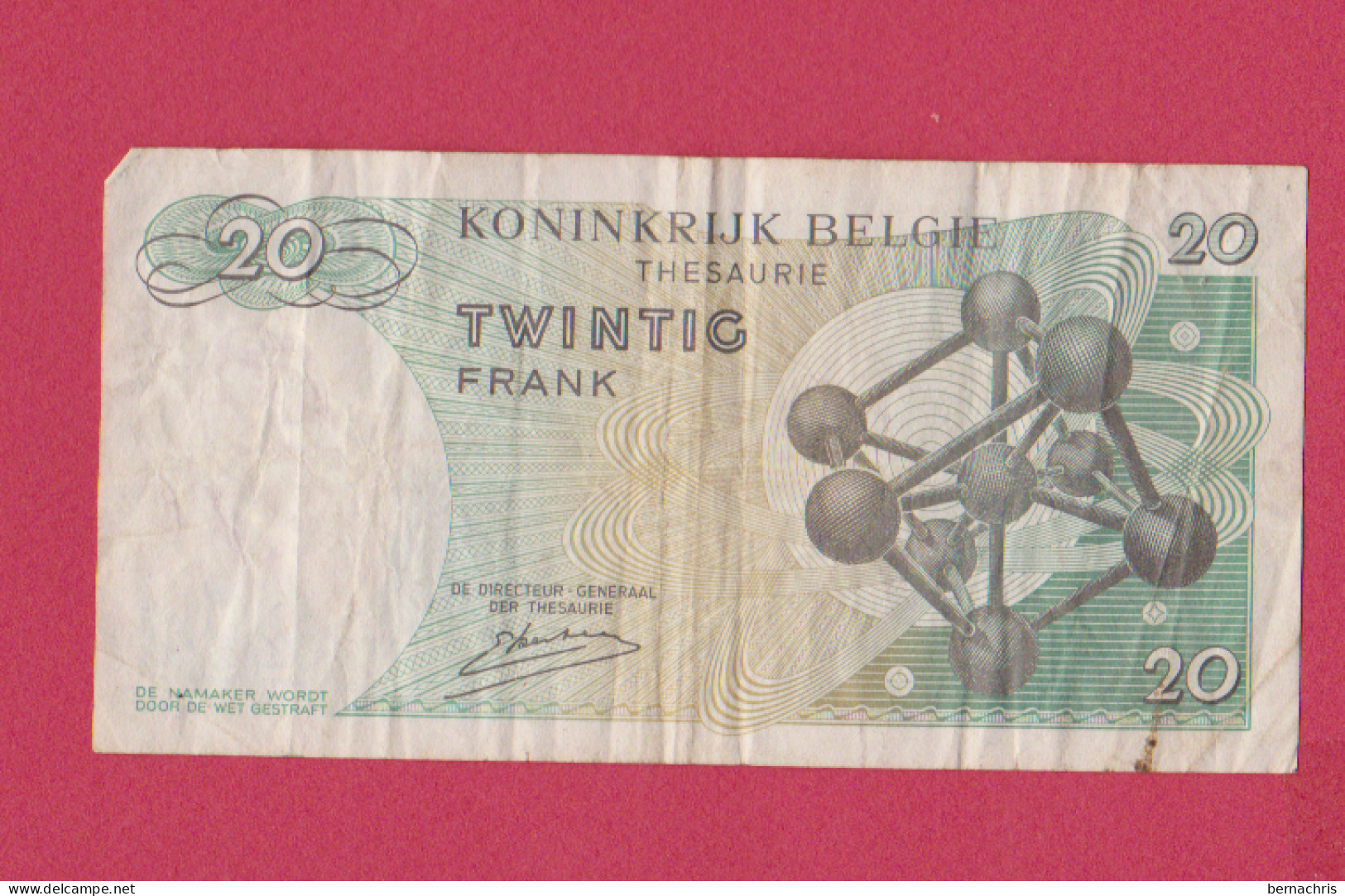 ROYAUME DE BELGIQUE - Tresorerie - 20 FRANCS . 15-06-1964 . - 20 Francs