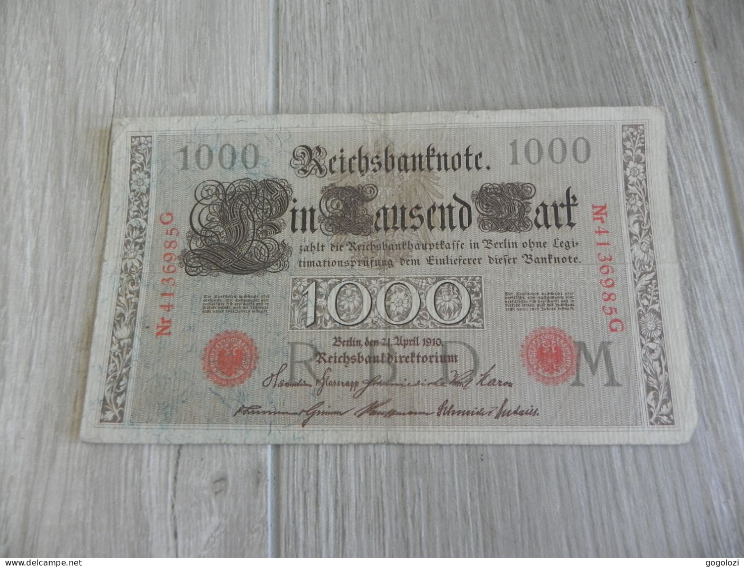 Deutschland 1'000 Mark 1910 - 1.000 Mark
