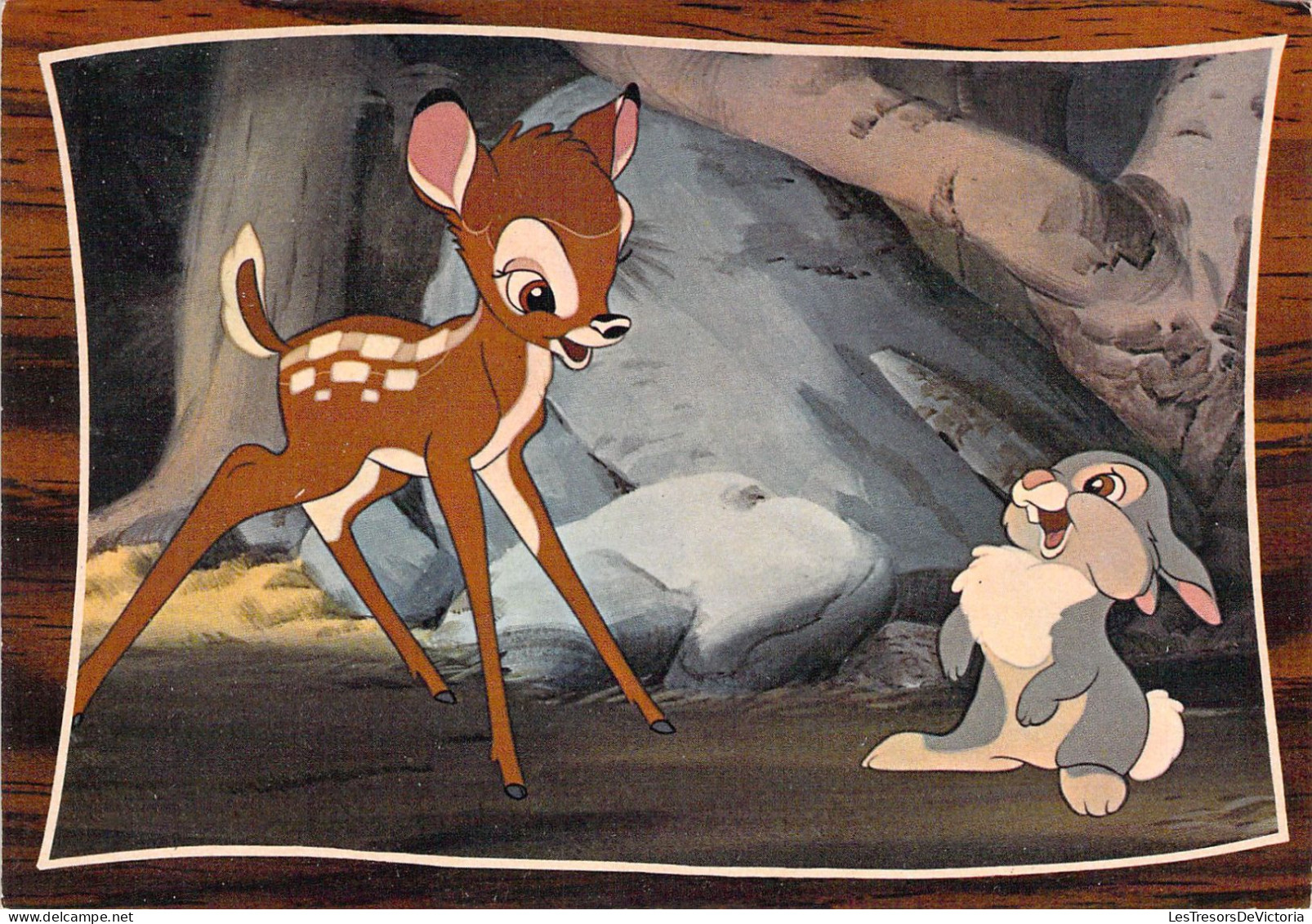 DISNEY - Bambi Et Pampam - Carte Postale Ancienne - Other & Unclassified