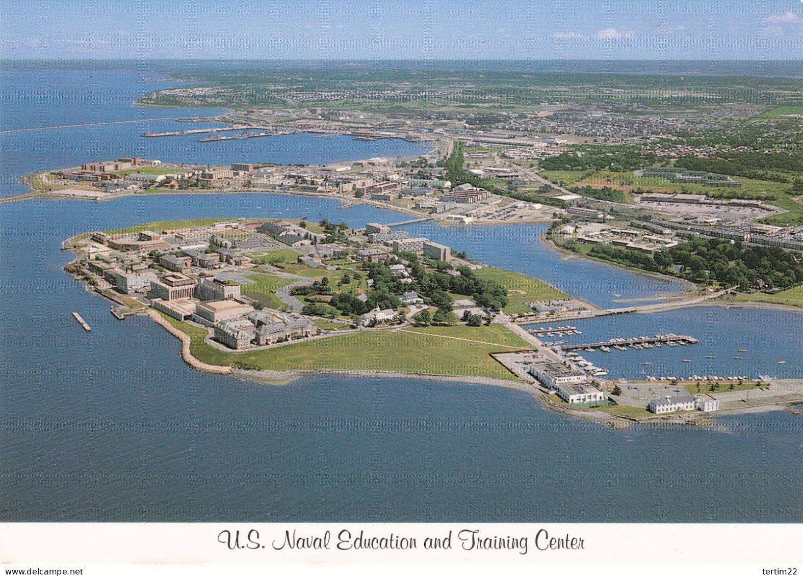 U.S.NAVAL EDUCATION AND TRAINING CENTER .COASTERS HARBOR ISLAND . NEWPORT. R.I. - Newport