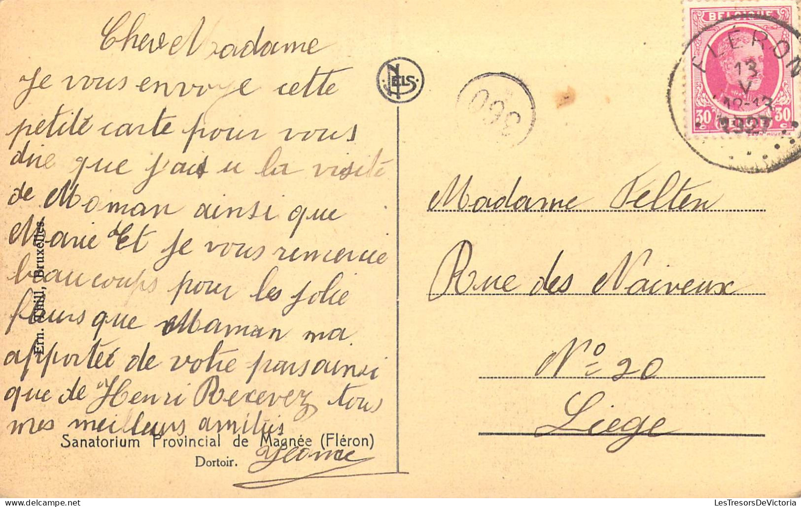 BELGIQUE - Fléron - Sanatorium Provincial De Magnée - Dortoir - Carte Postale Ancienne - Fléron