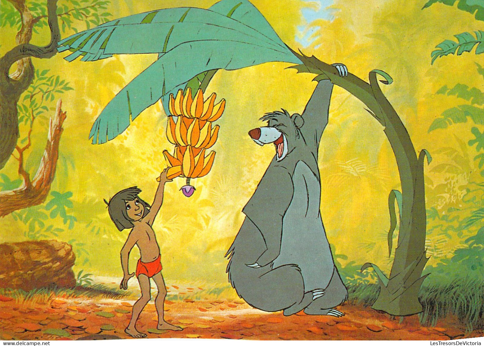 DISNEY - Mowgli Et Baloo - Le Livre De La Jungle - Carte Postale Ancienne - Andere & Zonder Classificatie