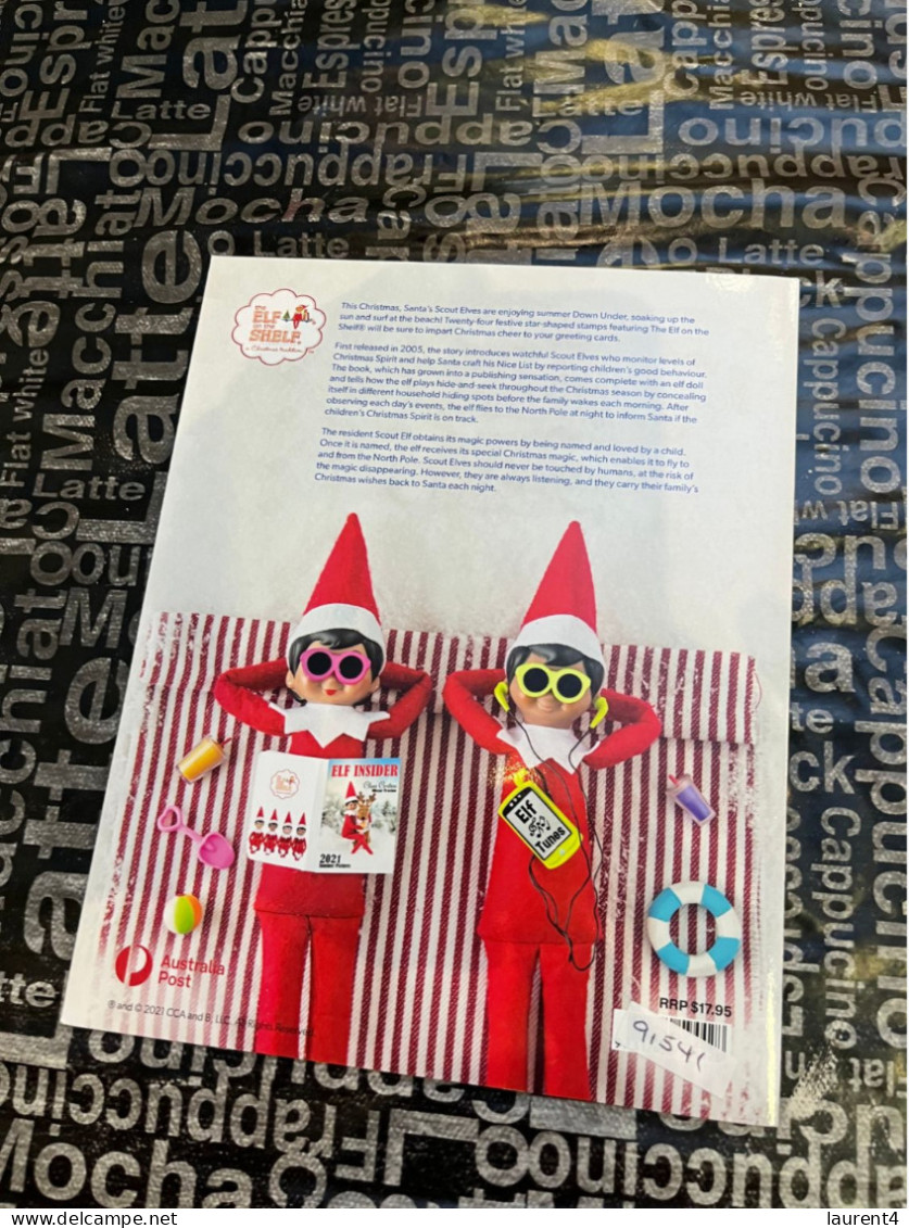 (folder 31-7-2023) Australia Post - 2021 Folder + Cove - The Elf On The Shell (Presentation Pack + Cover) - Presentation Packs