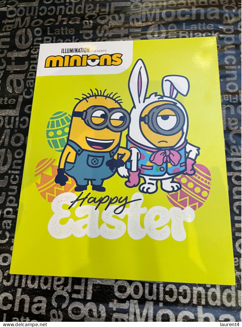 (folder 31-7-2023) Australia Post - 2023 Folder + Easter MINIONS (Presentation Pack + Stickers + Cover) - Presentation Packs