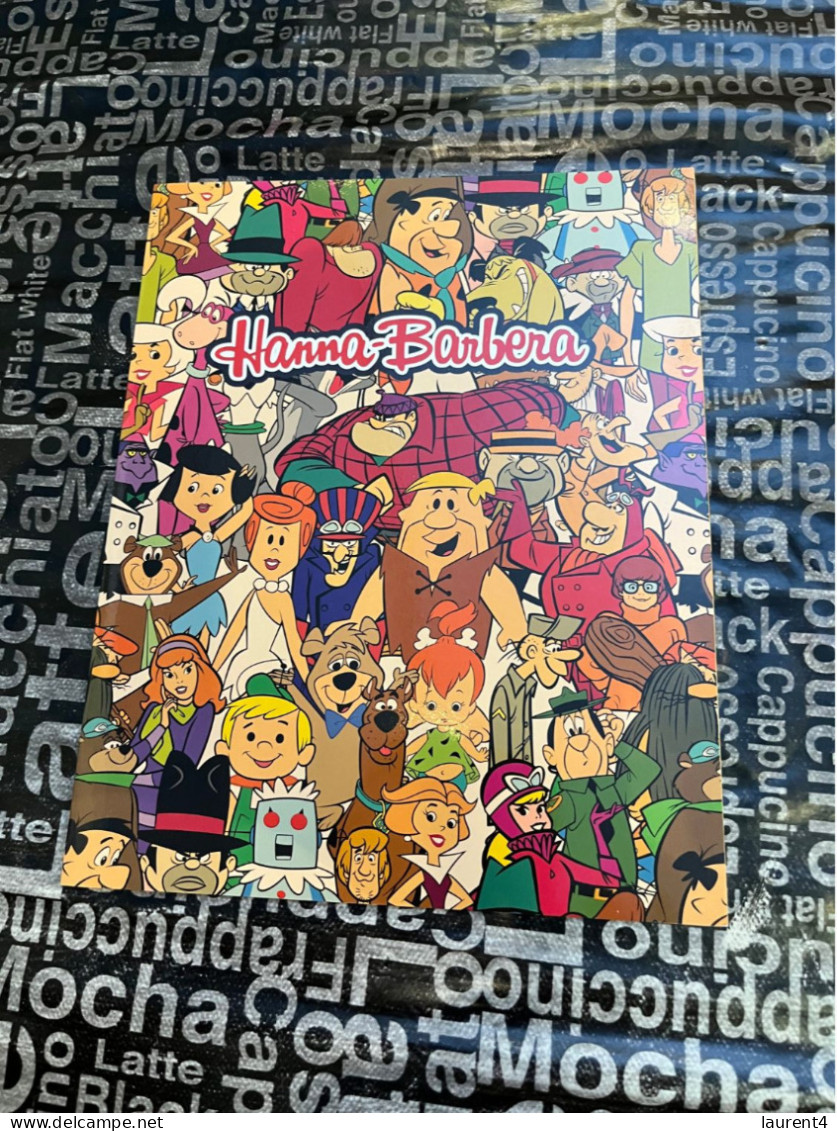 (folder 31-7-2023) Australia Post - 2022 Folder + Cover  - Hanna-Barbera (Presentation Pack + Stickers + Cover) - Presentation Packs