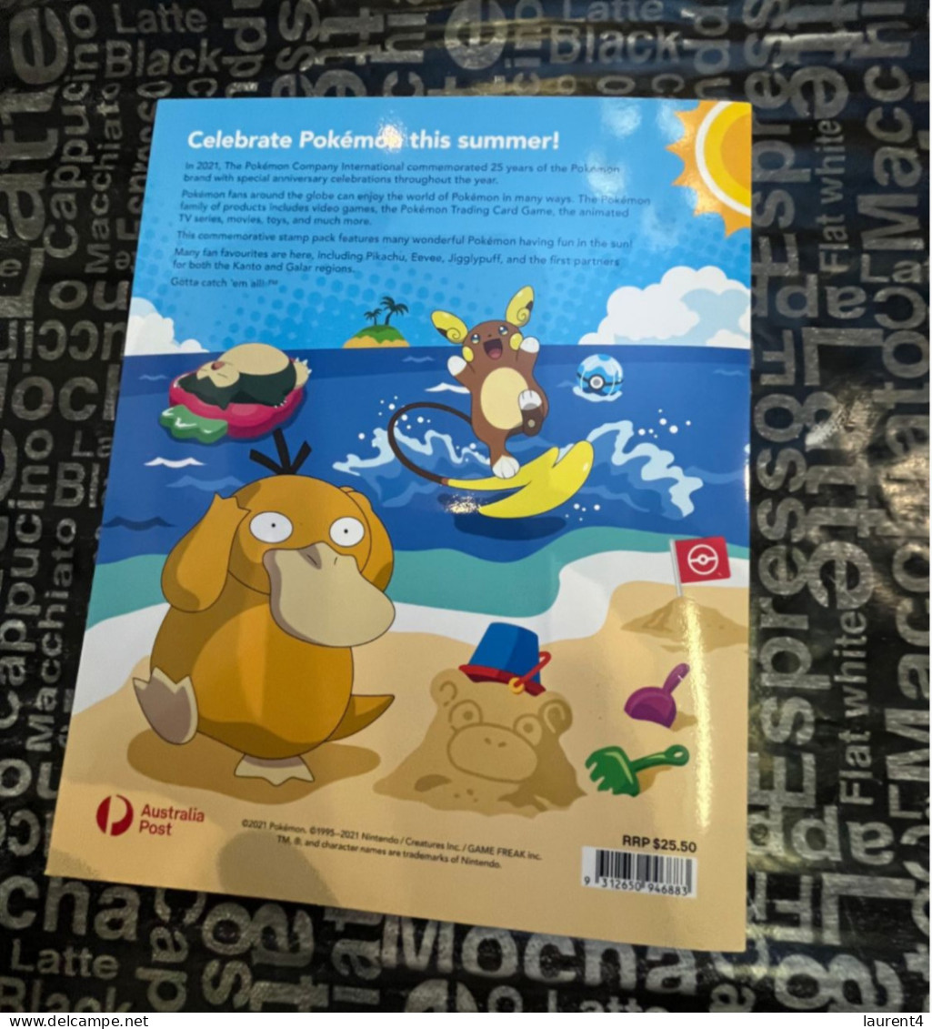 (folder 31-7-2023) Australia Post - 2022 Folder + Cover - POKEMON (Presentation Pack + Cover) - Presentation Packs