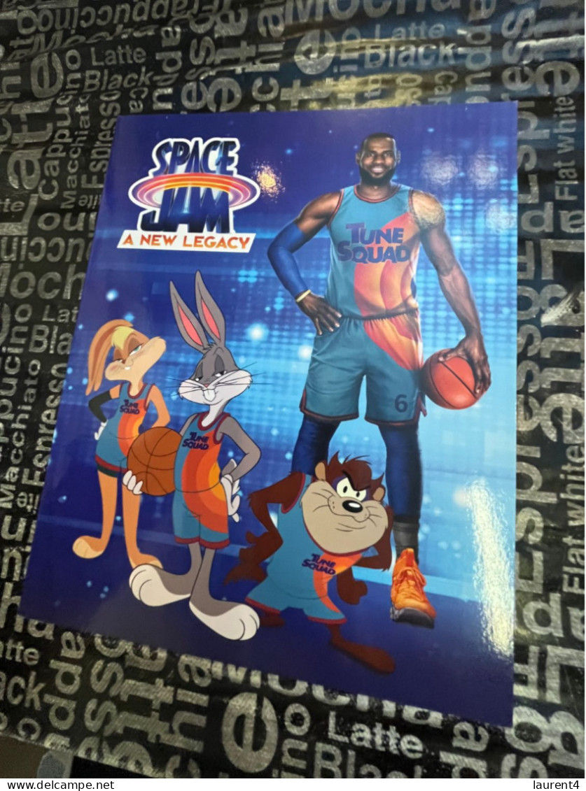 (folder 31-7-2023) Australia Post - 2021 Folder + Cover - Space Jam New Legacy (Presentation Pack + Cover) - Presentation Packs