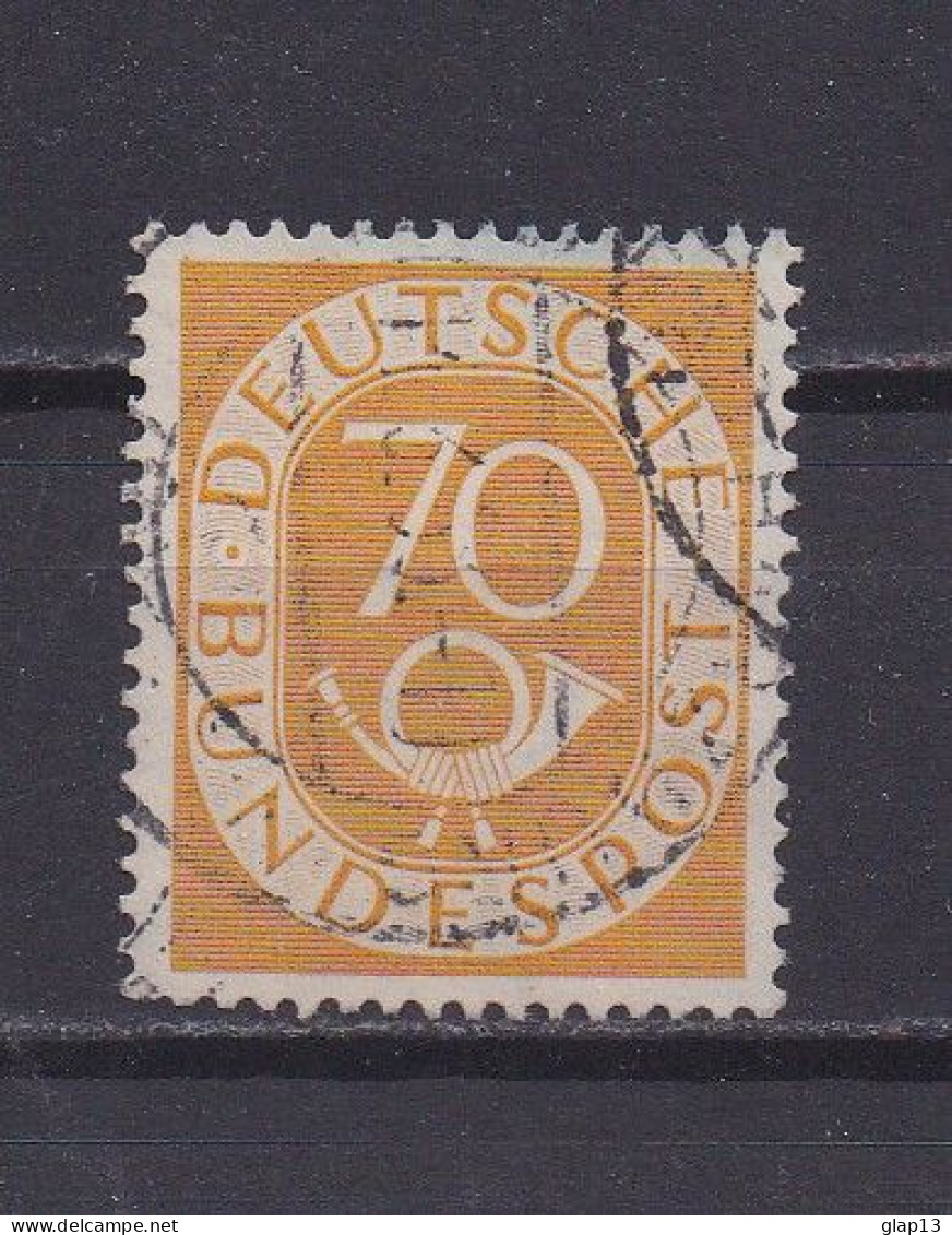 ALLEMAGNE FEDERALE 1951 TIMBRE N°22 OBLITERE COR POSTAL - Gebraucht