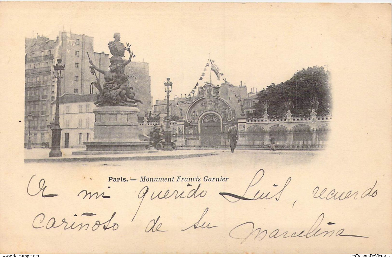 FRANCE - 75 - Paris - Monument Francis Garnier - Carte Postale Ancienne - Sonstige Sehenswürdigkeiten