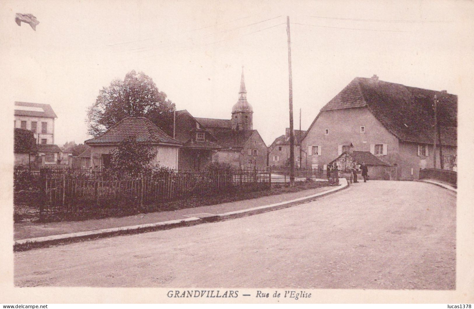 90 / GRANDVILLARS / RUE DE L EGLISE - Grandvillars