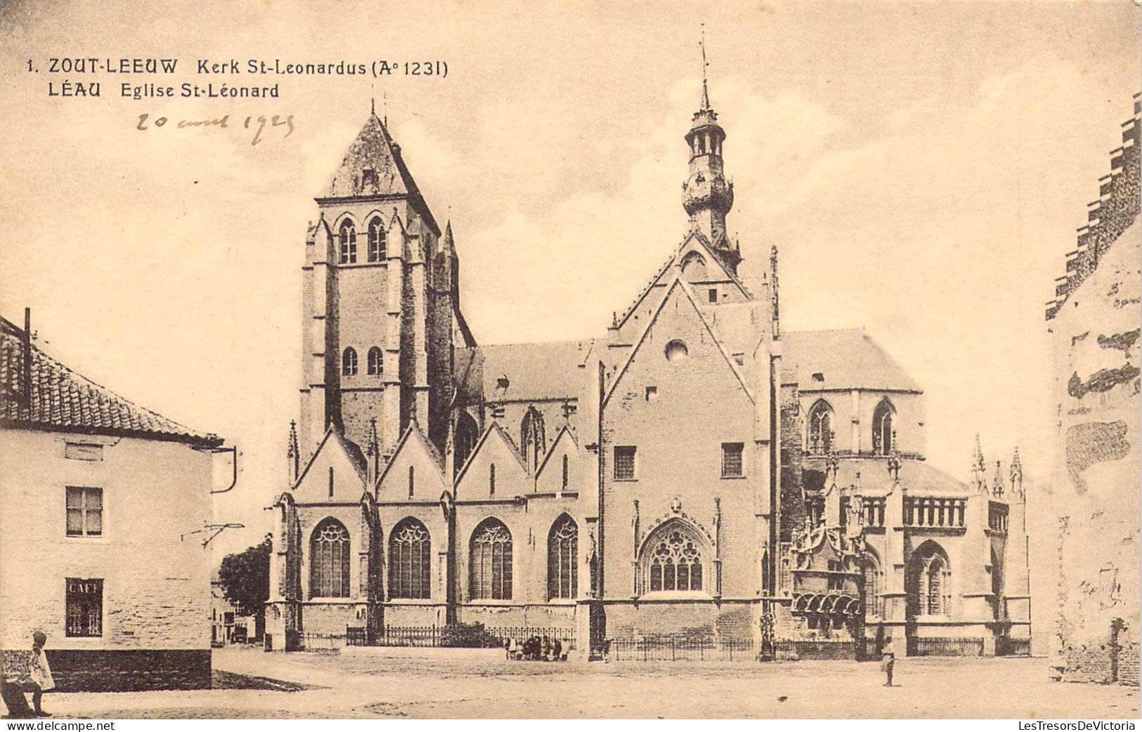 BELGIQUE - ZOUTLEEUW - Kerk St Leonardus - 2glise St Léonard - Carte Postale Ancienne - Zoutleeuw