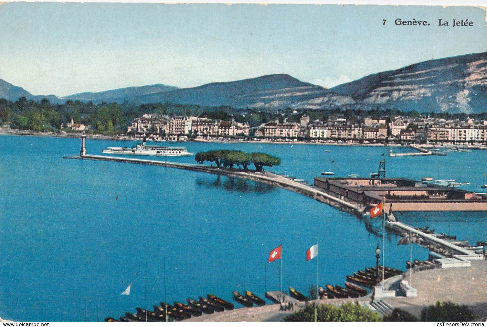 SUISSE - GENEVE - La Jetée - Carte Postale Ancienne - Genève