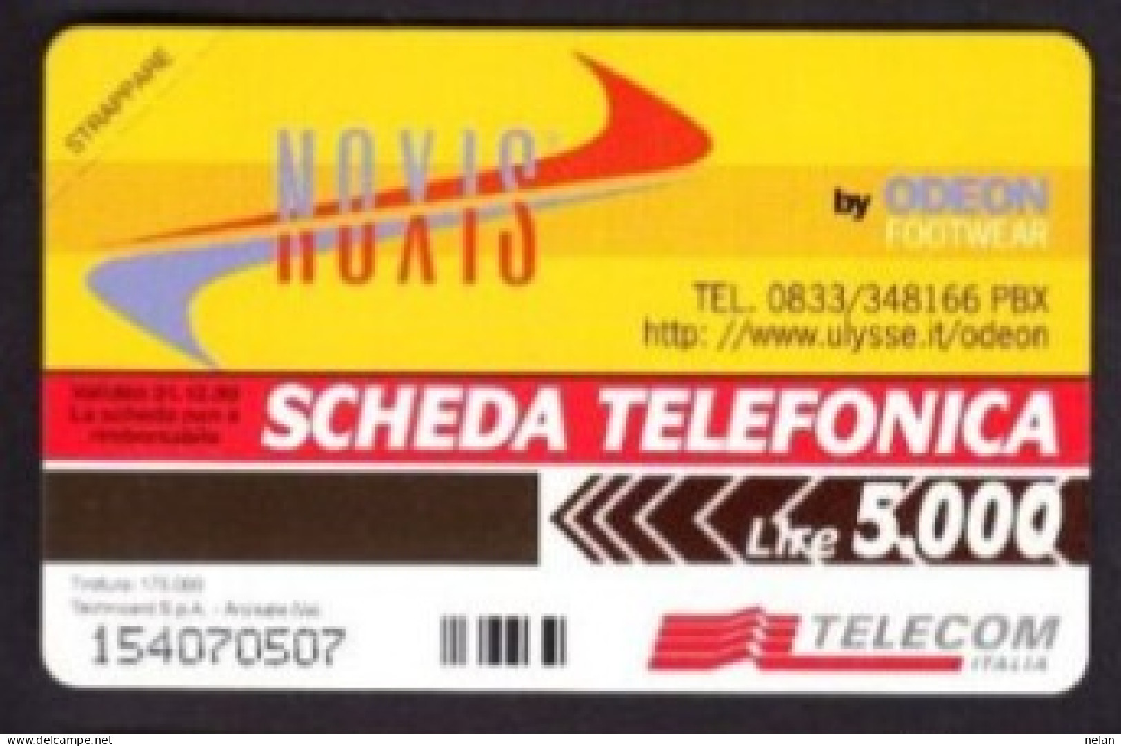 SCHEDA TELEFONICA - ITALIA - TELECOM - NUOVA - NOXIS - Öff. Sonderausgaben