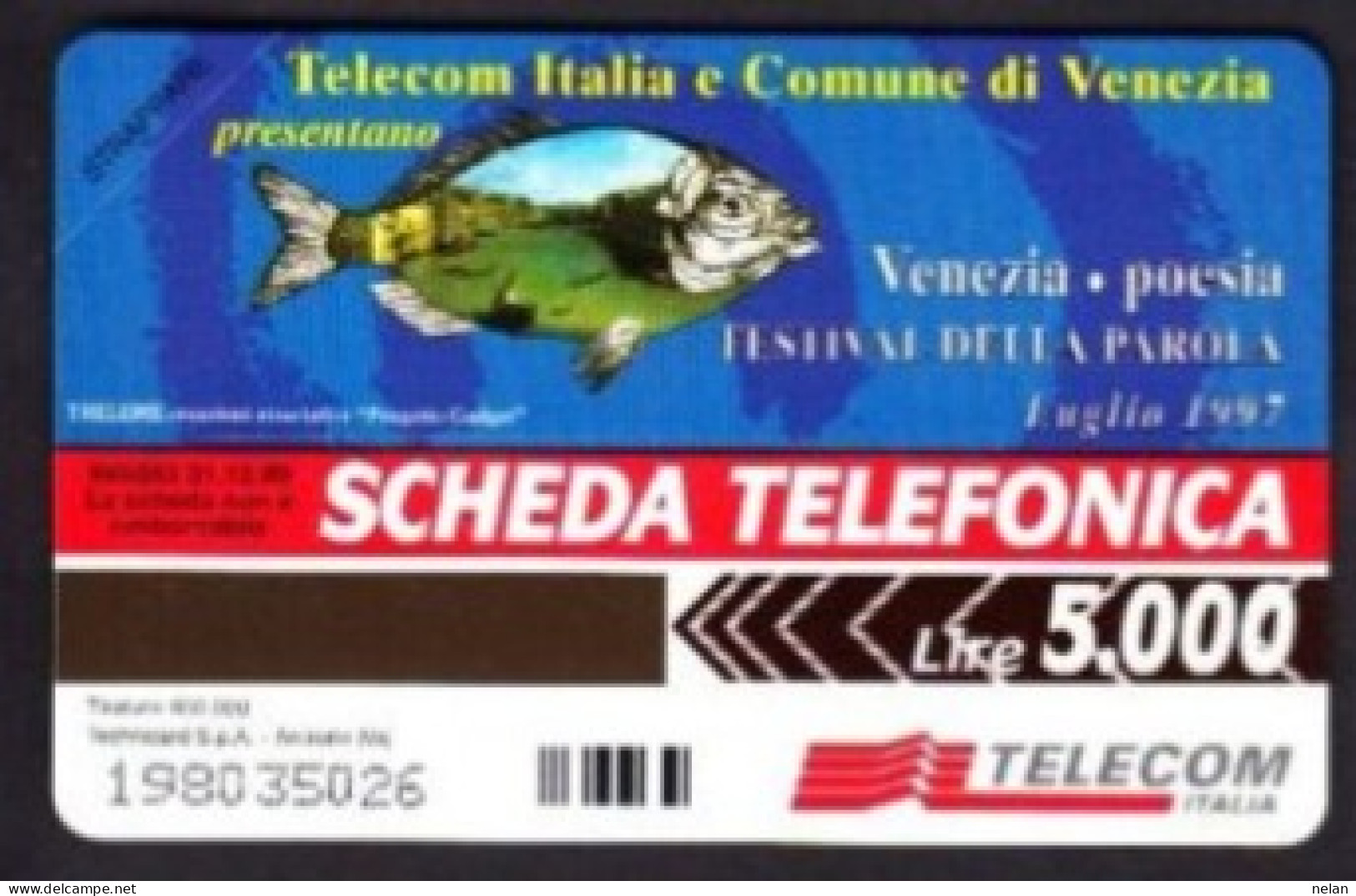 SCHEDA TELEFONICA - ITALIA - TELECOM - NUOVA - VENEZIA POESIA - Öff. Sonderausgaben