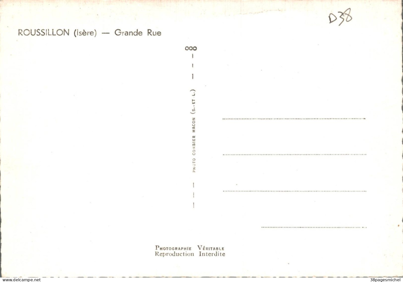 J3007 - ROUSSILLON - D38 - Carte Semi Moderne - Lot De 3 Cartes Postale - Roussillon