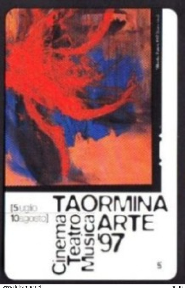 SCHEDA TELEFONICA - ITALIA - TELECOM - NUOVA - TAORMINA ARTE 97 - Öff. Sonderausgaben