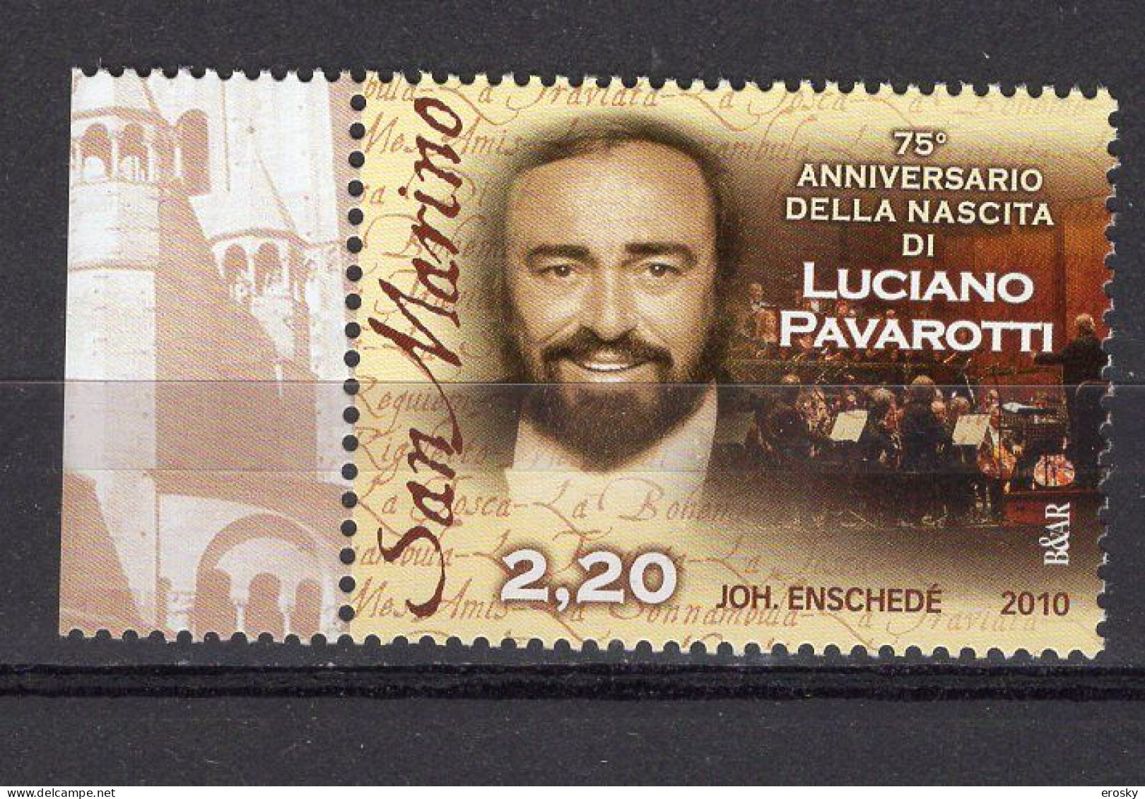 Y8028 - SAN MARINO Unificato N°2303 ** PAVAROTTI - Unused Stamps