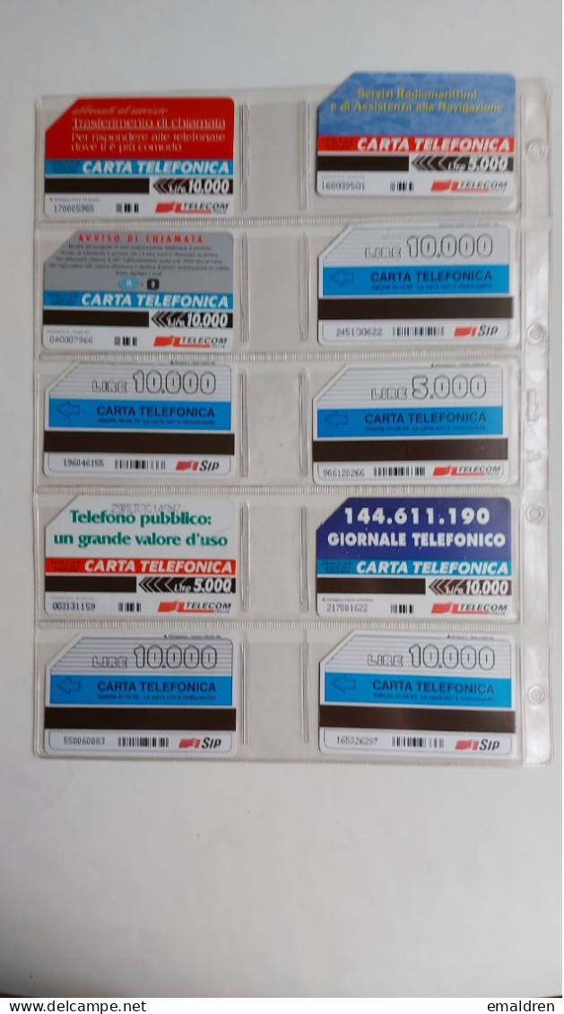 10 Cartes - 10 Kaarten - 10 Cards. - Públicas Ordinarias