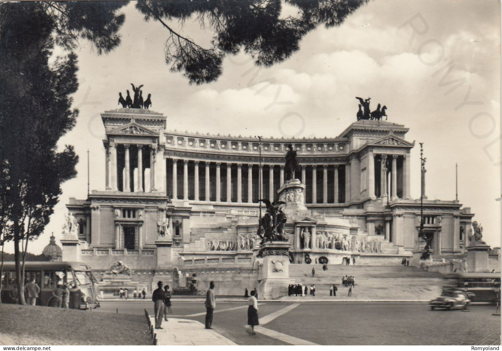 CARTOLINA  ROMA,LAZIO-ALTARE DELLA PATRIA-STORIA,MEMORIA,CULTURA,RELIGIONE,IMPERO ROMANO,BELLA ITALIA,VIAGGIATA 1960 - Altare Della Patria