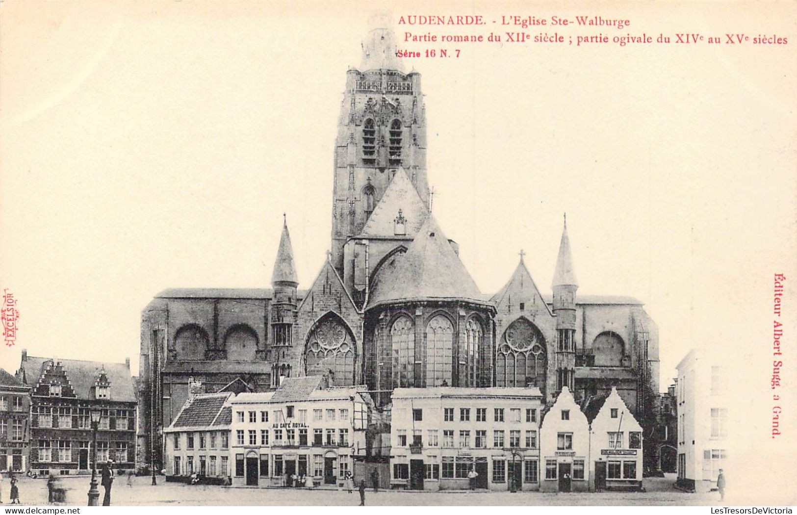 BELGIQUE - Audenarde - L'Eglise Ste-Walburge - Carte Postale Ancienne - Oudenaarde