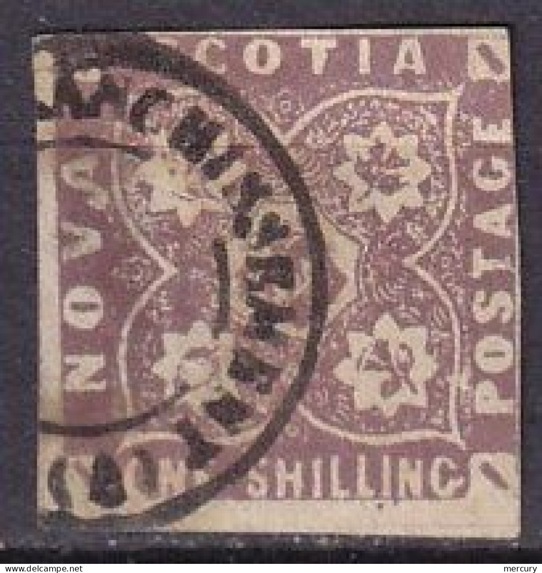 NOUVELLE-ECOSSE - 1 S. Lilas De 1851/3 FAUX - Usados